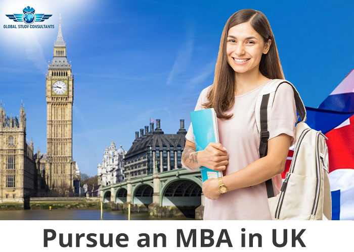 A happy young female student is in front of the British Parliament, holding a blue book and backpack